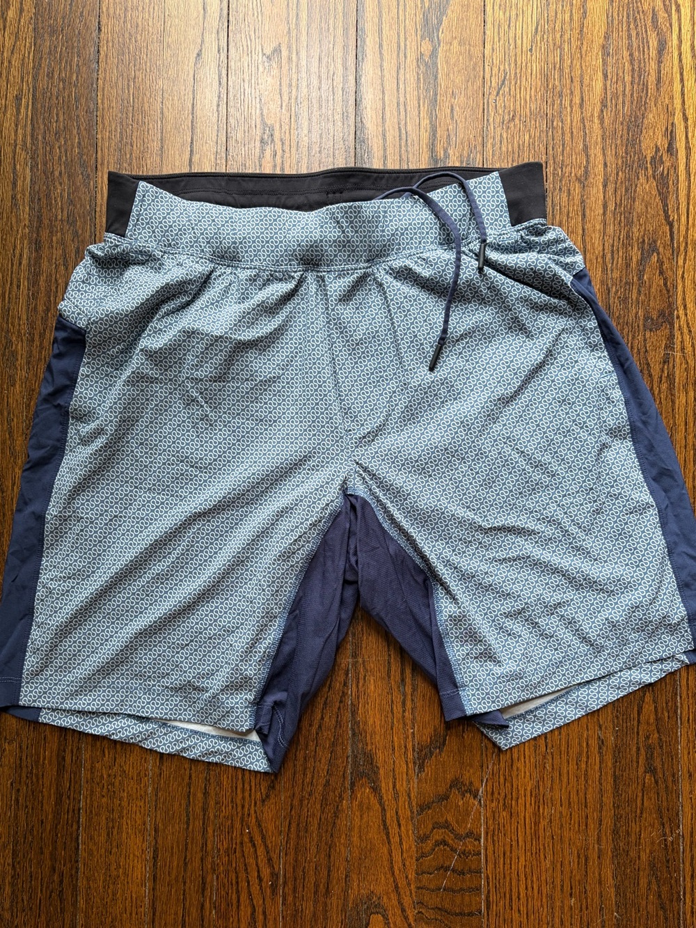 lululemon athletica Light Blue & Navy Men's Shorts